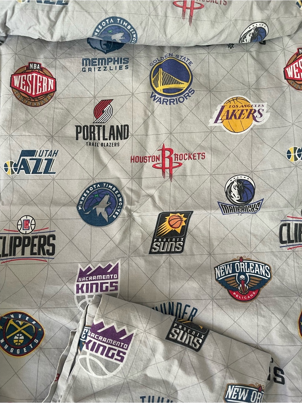 Pottery Barn Teen NBA Western Conference Full Sheet Set